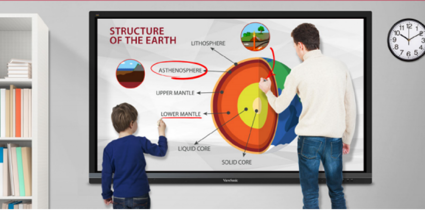 ViewSonic interactive flat panel for schools in India